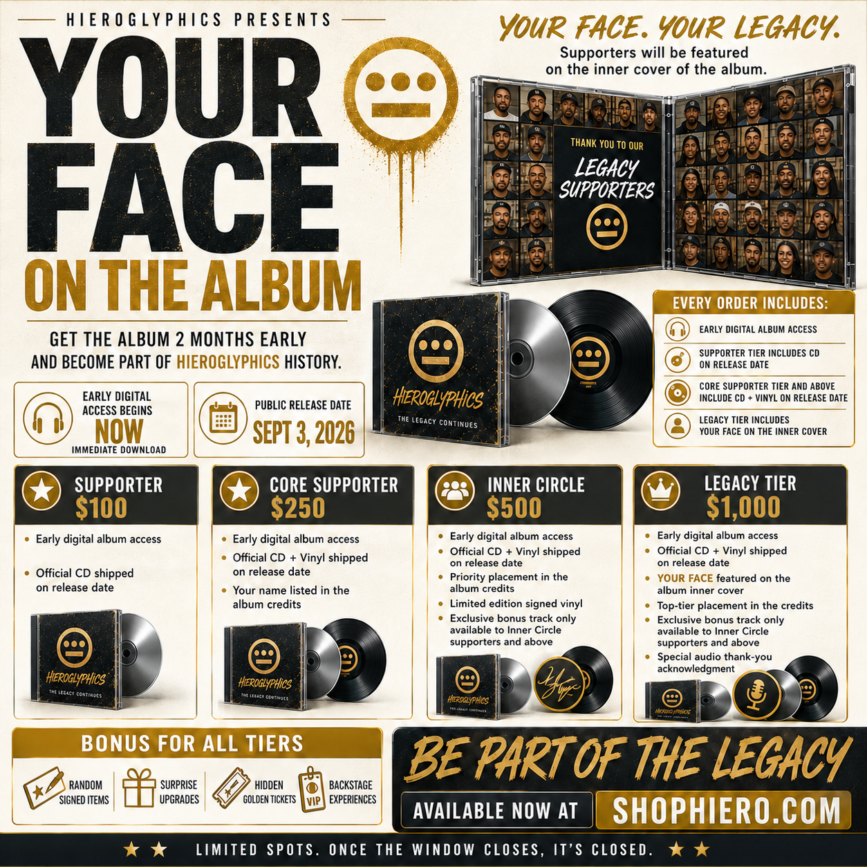 The New Hieroglyphics Album — Chief Supporter Campaign