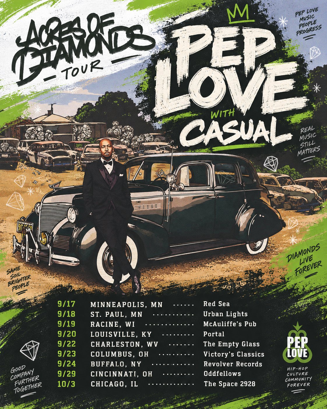 Pep Love Acres of Diamonds Tour 2026